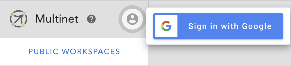 Google sign in button location